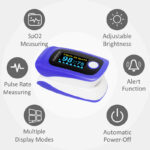 Pulse Oximeter Fingertip Jumper CE Approved Wireless Fingertip Pulse Oximeter with OLED Display - Image 3